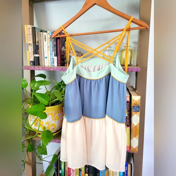 LOFT | Tiered Poolside Peplum Cami Top | Women's Size XS | NWT - Picture 5 of 11